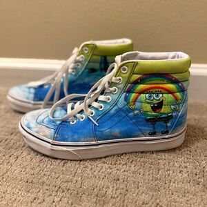 Vans Sk8 Hi Spongebob Imaginaaation High Top Sneakers Shoes Sz 7 (Women 8.5)